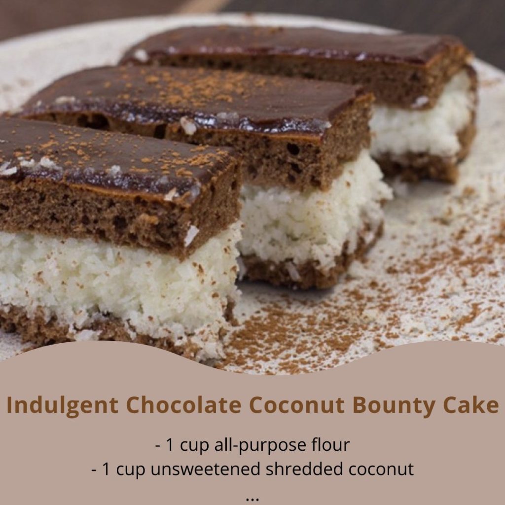 Indulgent Chocolate Coconut Bounty Cake