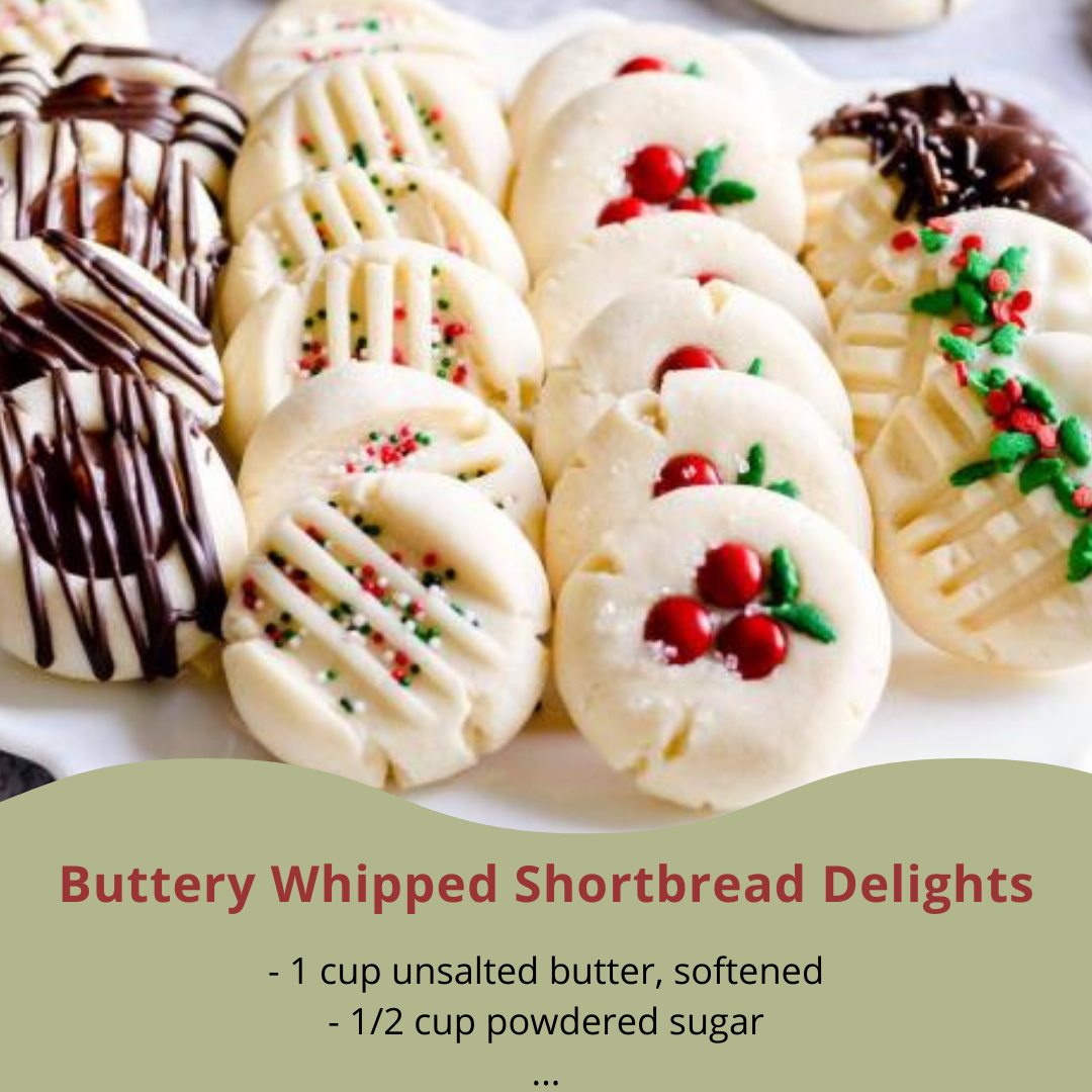 Buttery Whipped Shortbread